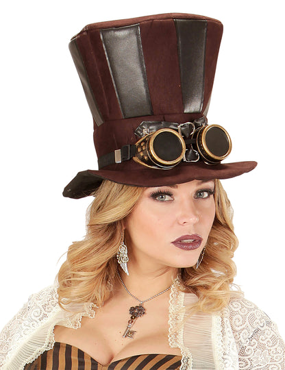 Rogging fülbevalók és felnőtt toll steampunk