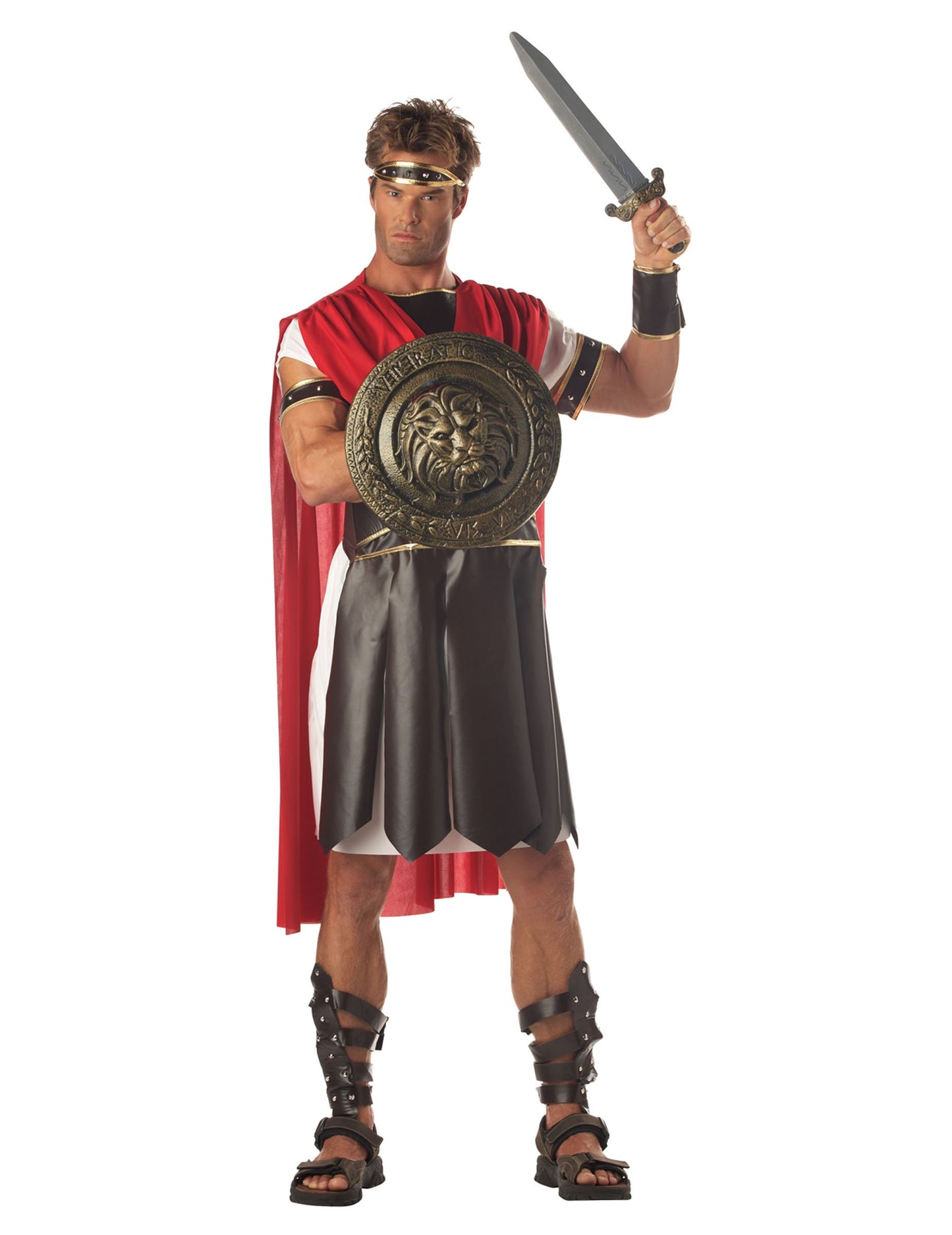Pajzs és gladiátor harci kard