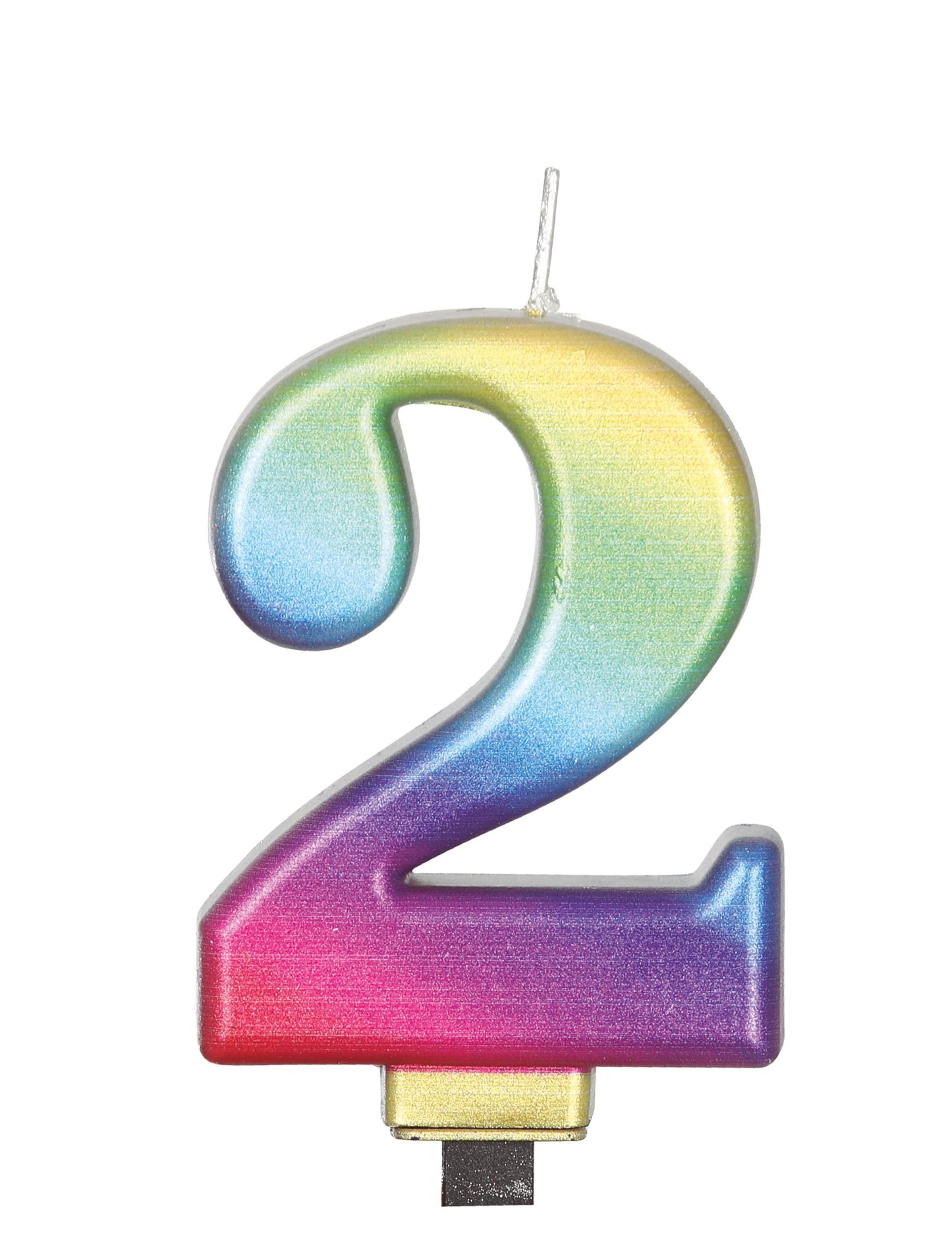 Többszínű figura gyertya 8 cm