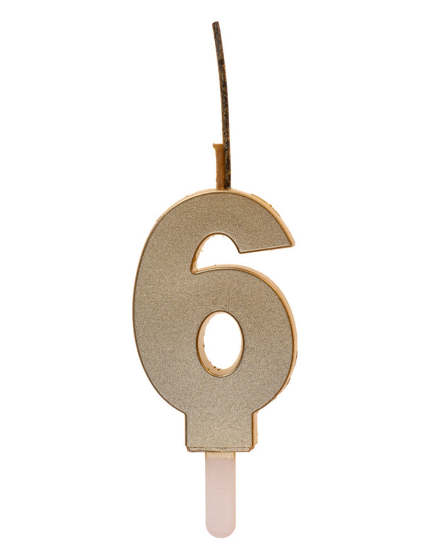 Csillogó számgyertya arany varázscsillaggal