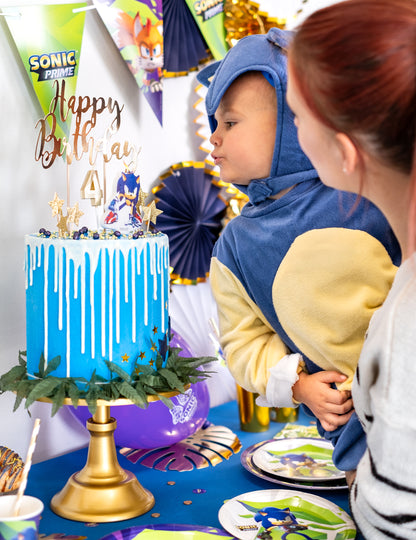 Sonic Prime™ 9 születésnapi gyertya cm