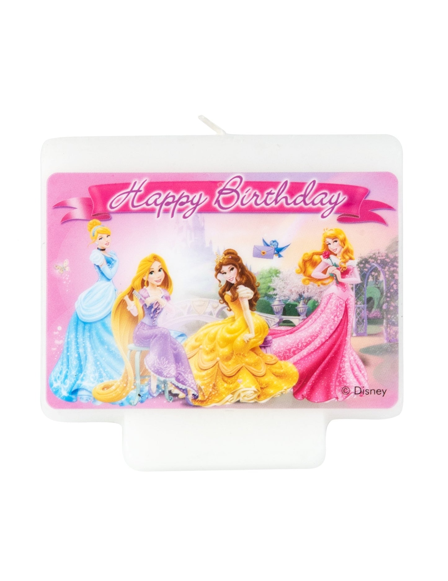Gyertya boldog születésnapot Disney hercegnők 9 x 7 cm