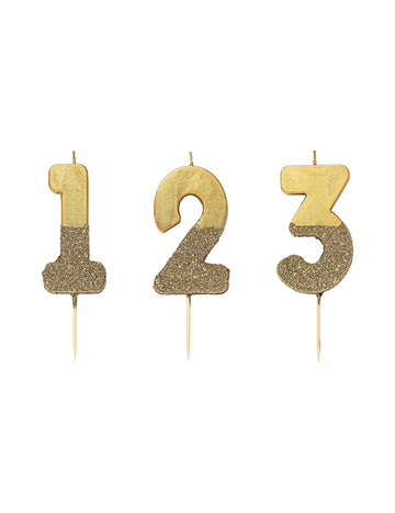 Gyertya az arany nyomtatásán 13,8 cm ábra