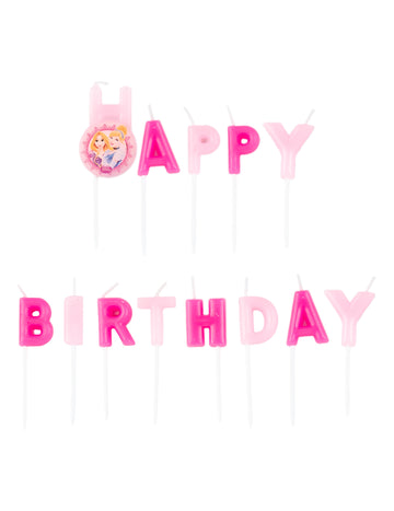 Boldog születésnapot Disney hercegnők gyertyák