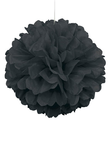 40 cm-es fekete dekorációs gömb cm 