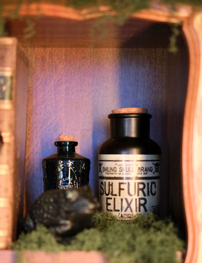 Mat Black Acary palack parafa sapkával 17 cm 500 ml