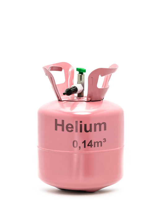 Bouteille d'hélium jusqu'à 20 ballons rose