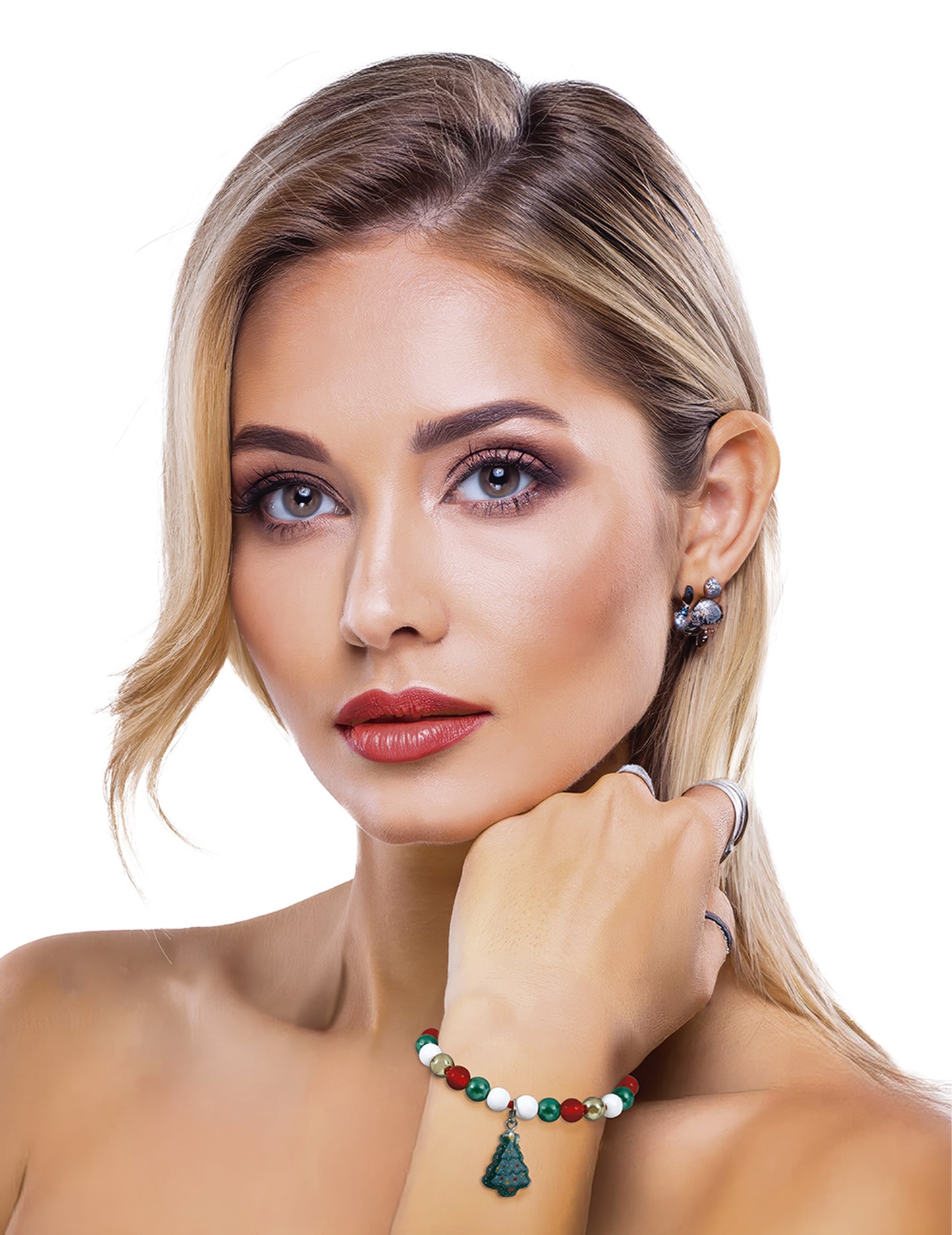 Karácsonyfa karkötő