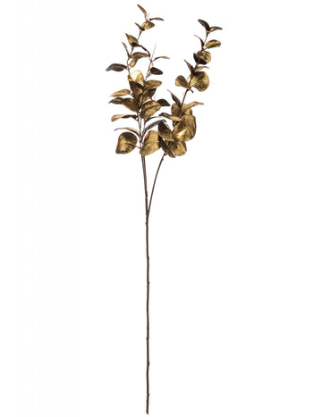 Arany eukaliptusz ág 76 cm dekorációhoz