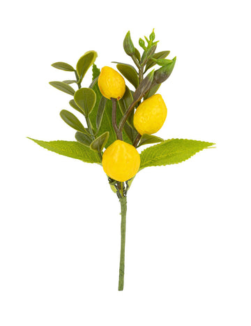 Mesterséges citromág sárga és zöld lombozattal, 13,5 cm