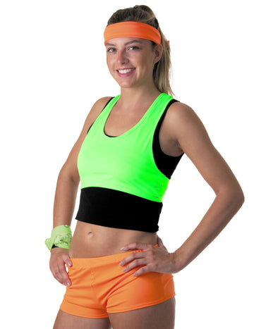 Fluo női fluo zöld sárgaréz
