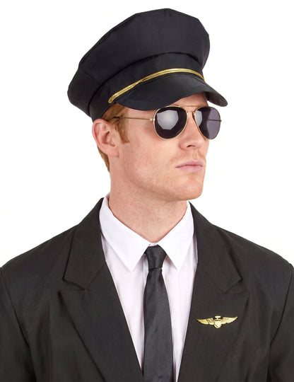Arany aviator pilóta bross