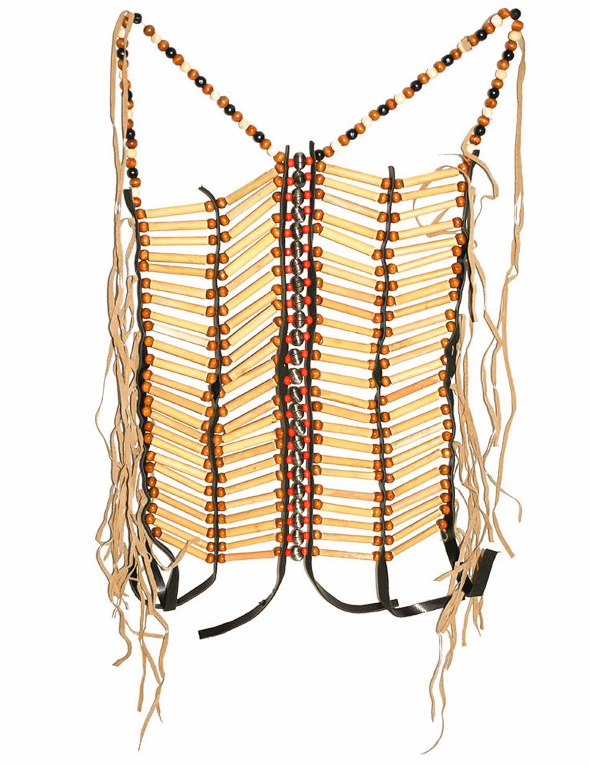 Vue de face du bustier indien pour adulte