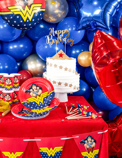 Cake Topper a boldog születésnapot arany metál 22,5 cm -ben