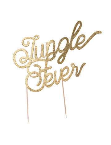 Dzsungelláz Arany Fa Tortadísz 20 cm fénylik