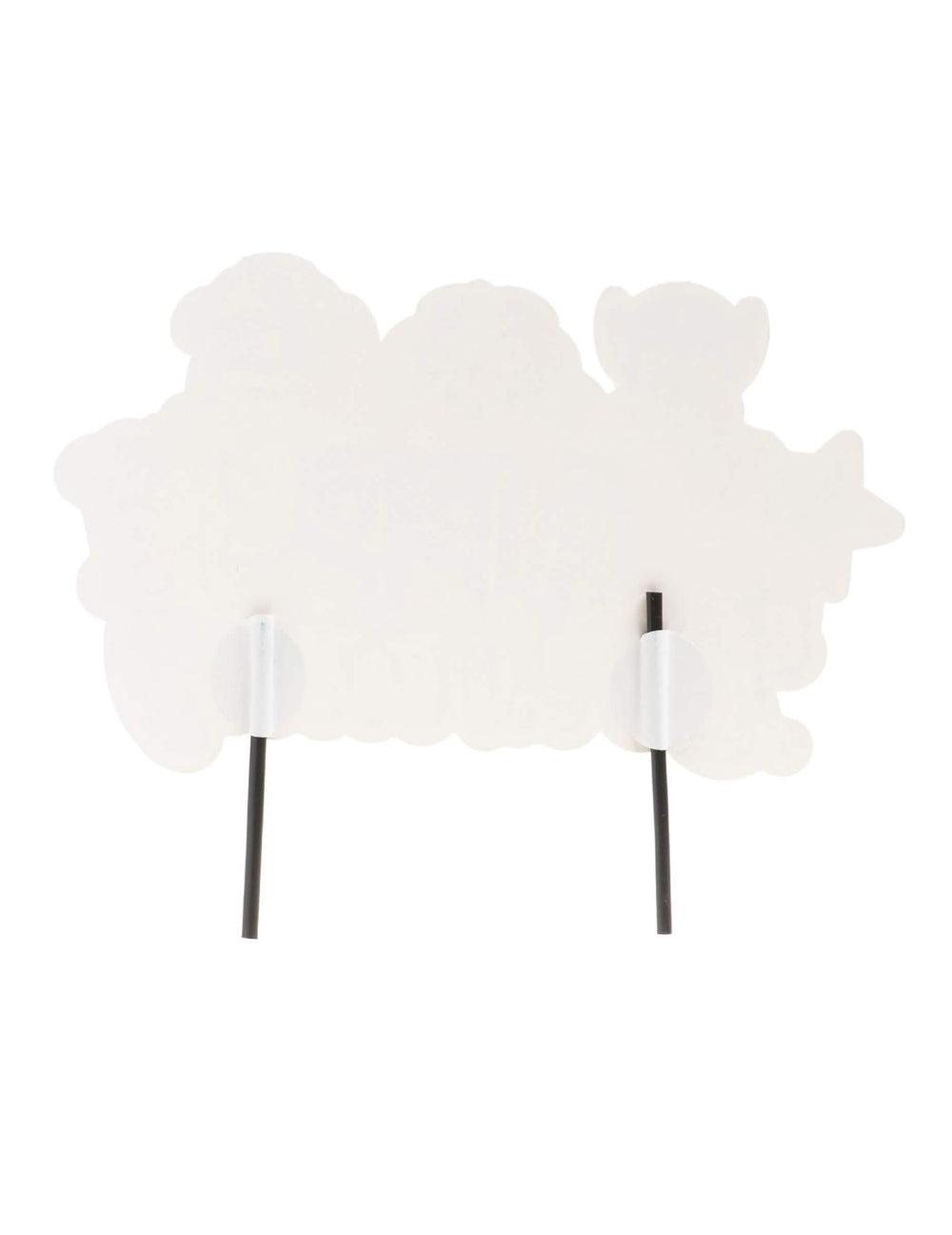 Vue de dos du cake topper Happy Birthday Pat' Patrouille