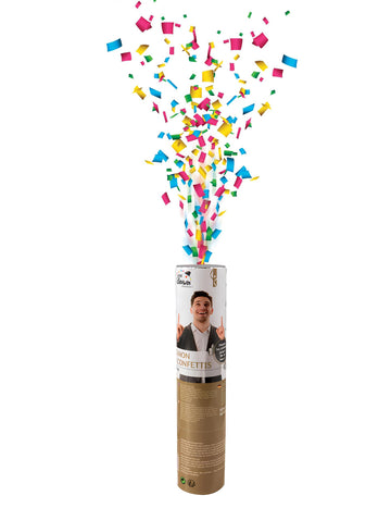 Többszínű konfetti ágyú 20 cm