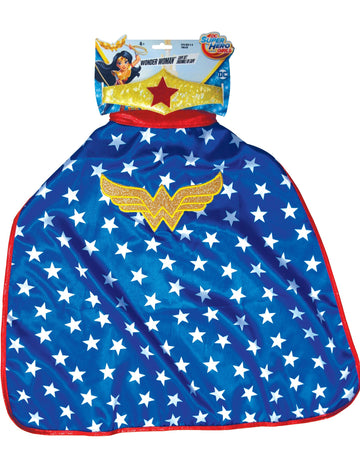 Cape és Tiare Wonder Woman Super Hero lányok gyerekek