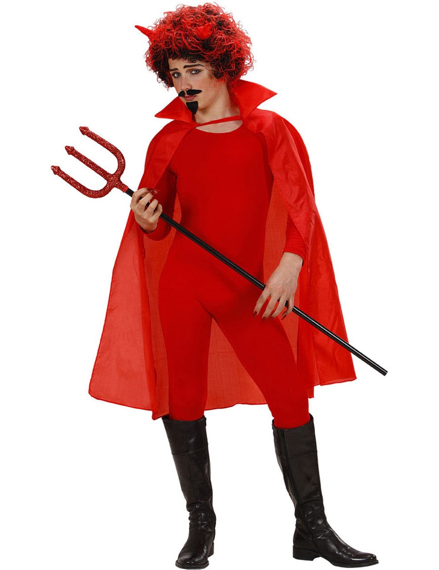 Cape avec col de diable pour enfant rouge
