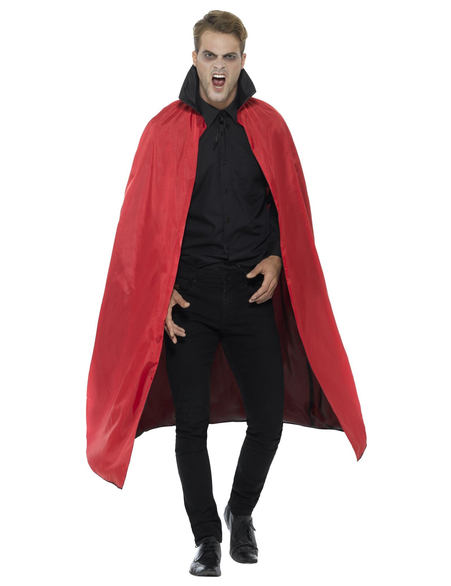 Reverzibilis vámpír szatén fok 125 cm -es Halloween felnőtt