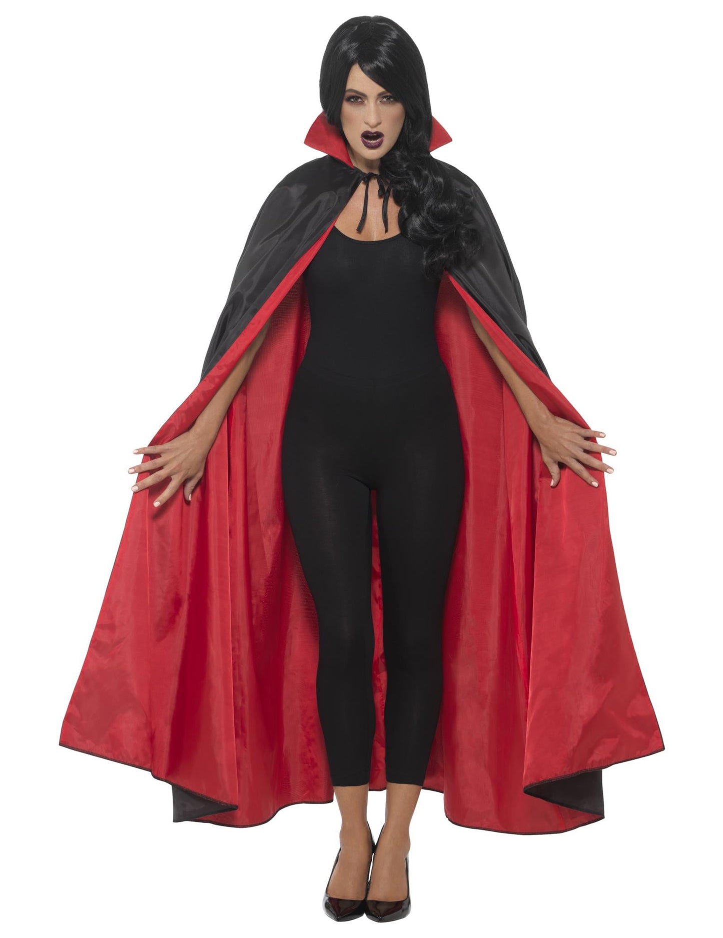 Reverzibilis vámpír szatén fok 125 cm -es Halloween felnőtt