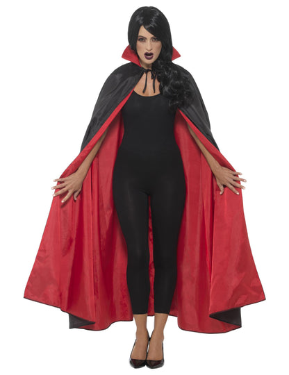 Reverzibilis vámpír szatén fok 125 cm -es Halloween felnőtt