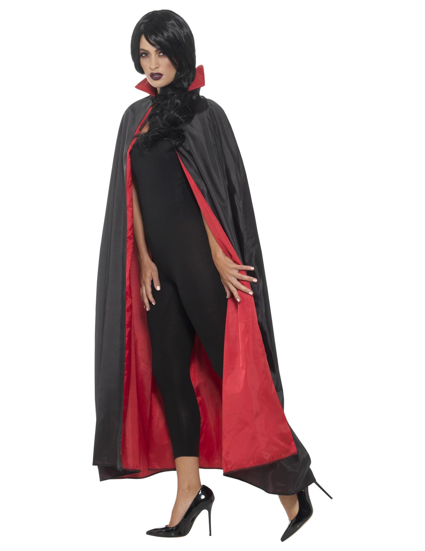 Reverzibilis vámpír szatén fok 125 cm -es Halloween felnőtt