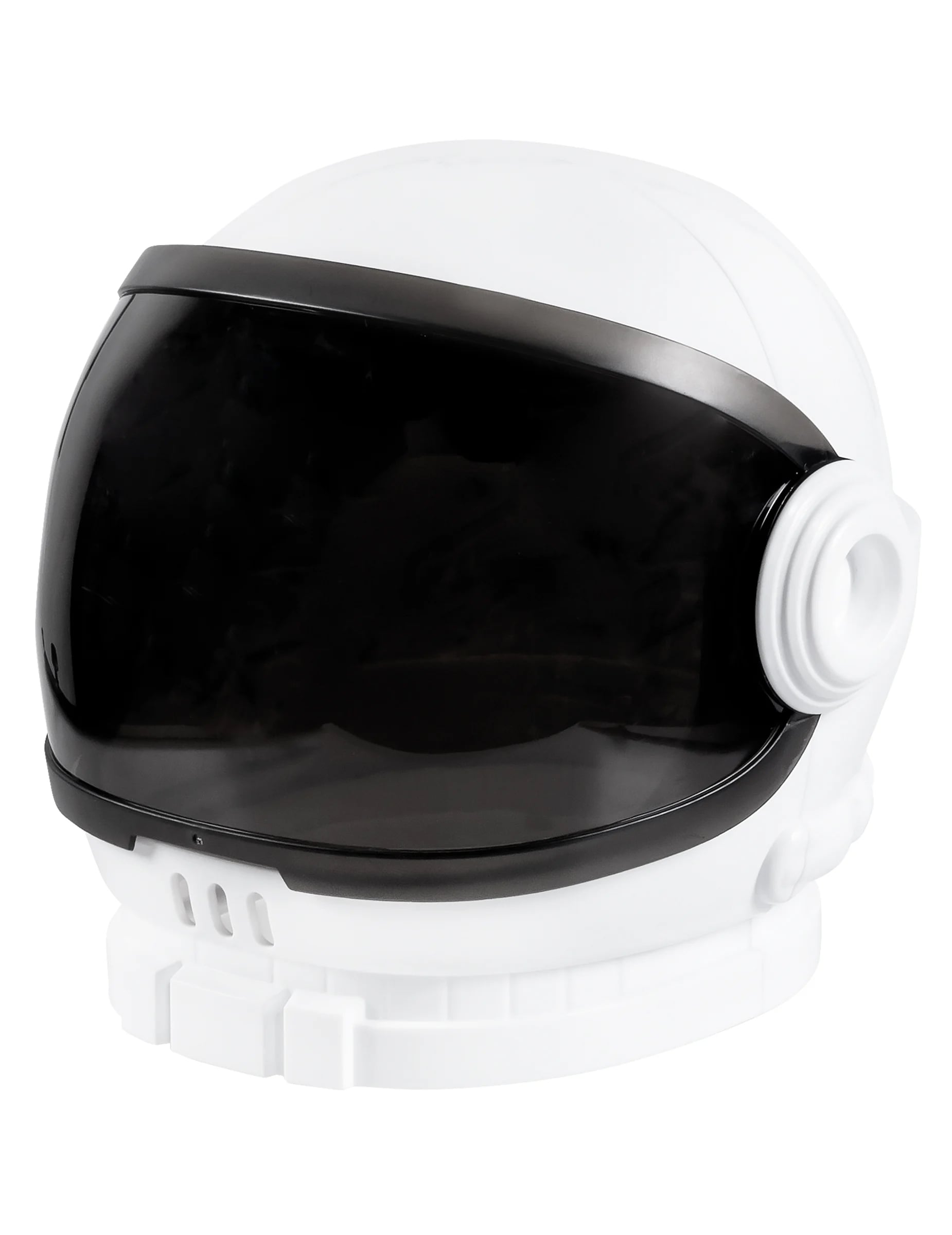 Casque astronaute pour adulte blanc avec visière noire