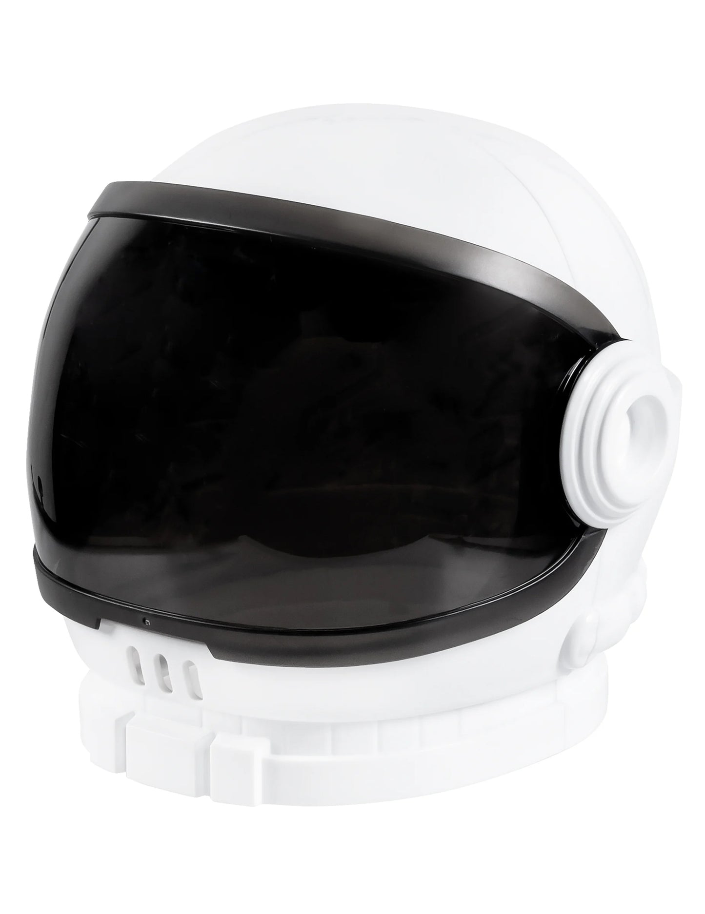 Vue de trois-quarts du casque astronaute pour adulte