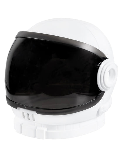 Vue de trois-quarts du casque astronaute pour adulte