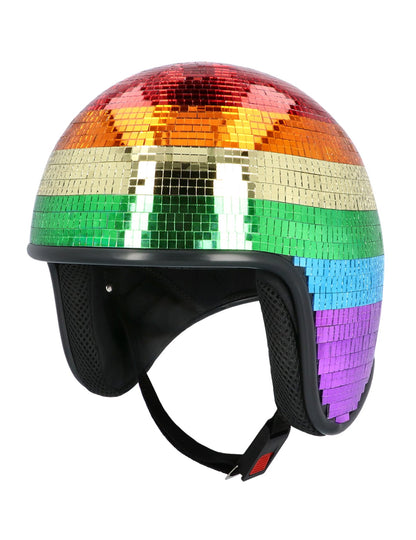 Szivárványos diszkógömb sisak felnőtteknek 