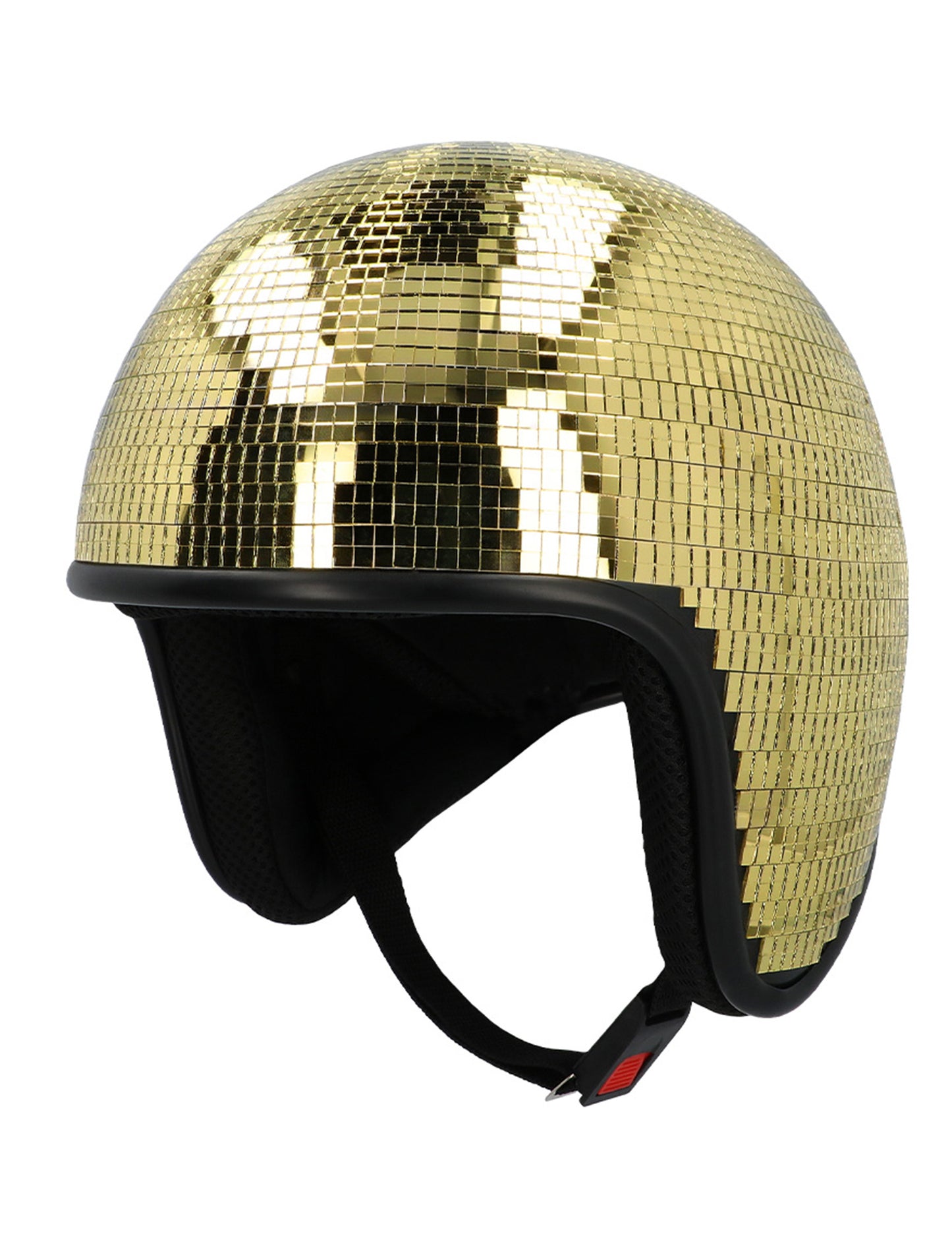 felnőtt arany diszkógömb sisak