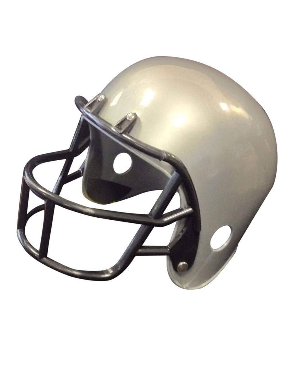 Casque de footballeur américain pour enfant gris