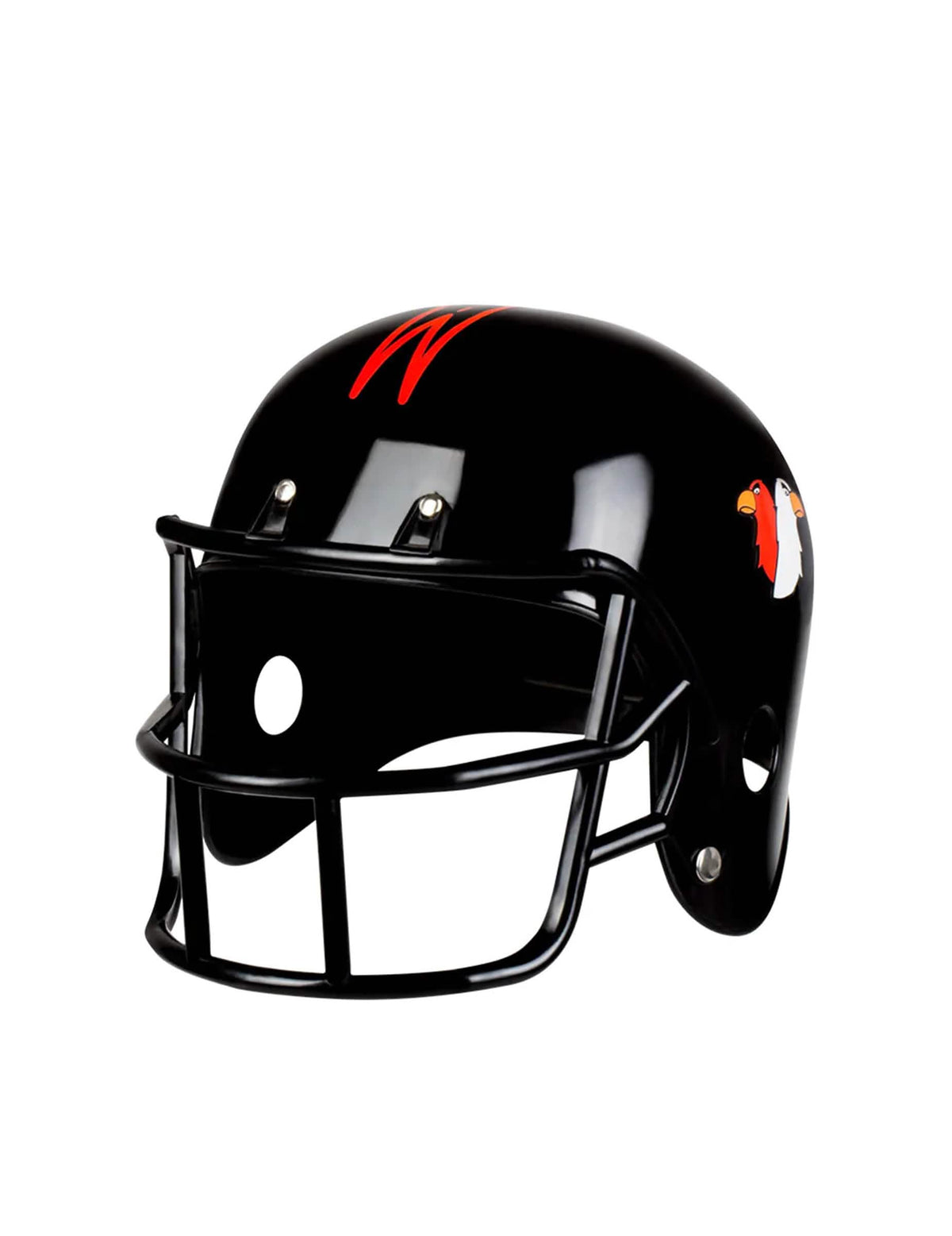 Az amerikai futballsisak oldalnézete