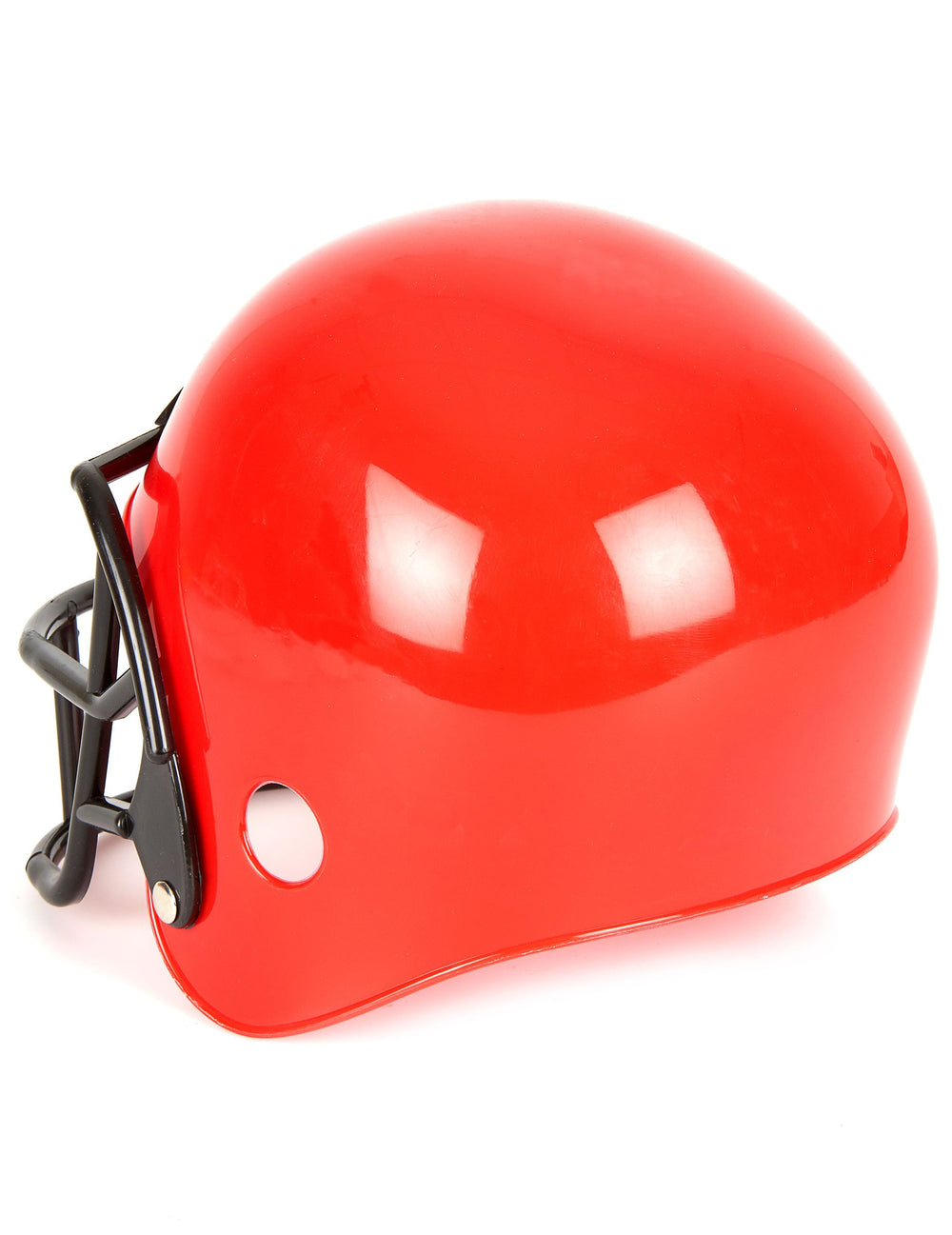 Vue de profil du casque de footballeur américain
