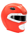 Casque Power Ranger pour adulte rouge