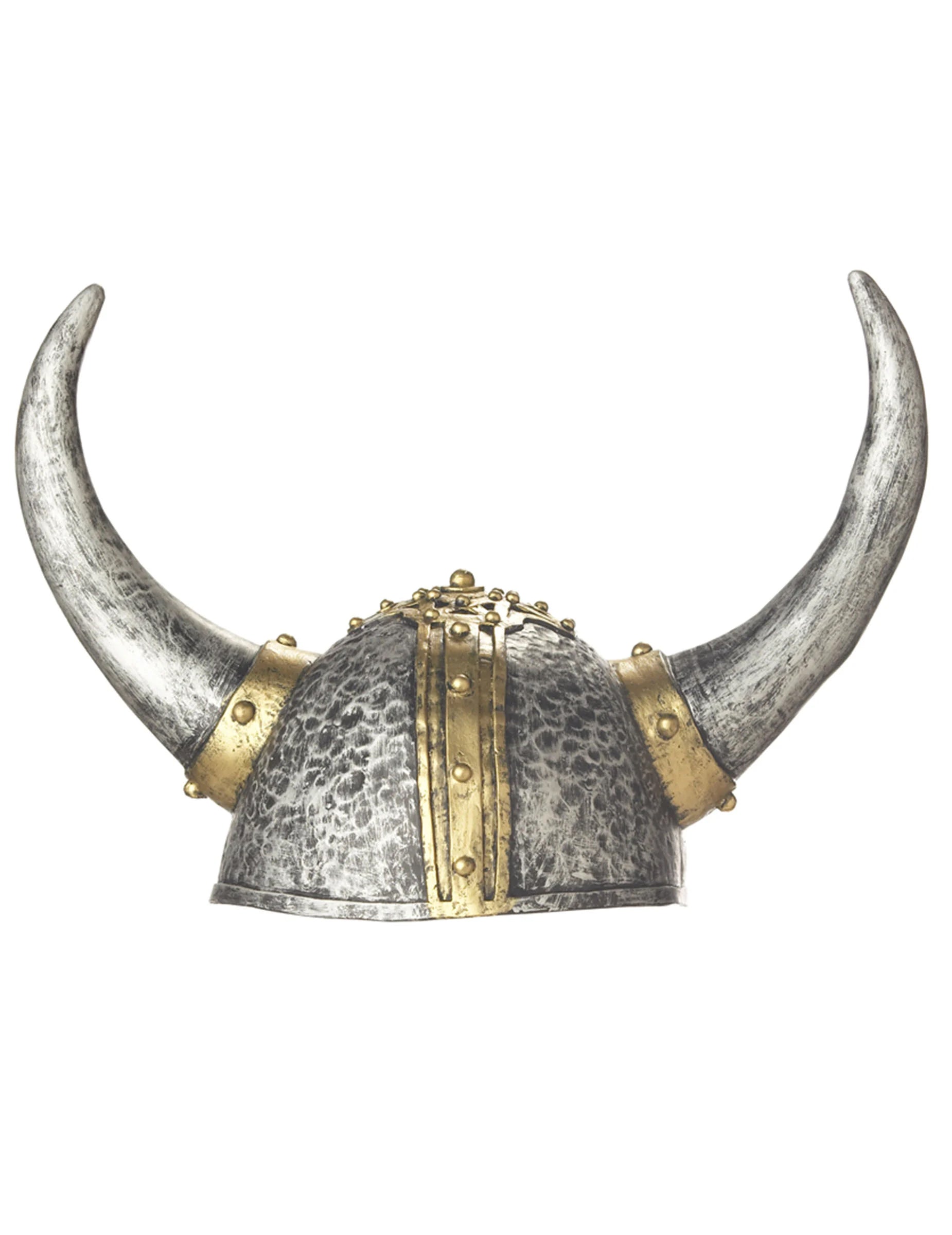 Vue de face du casque souple de Viking