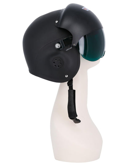 Top Gun deluxe fekete felnőtt sisak