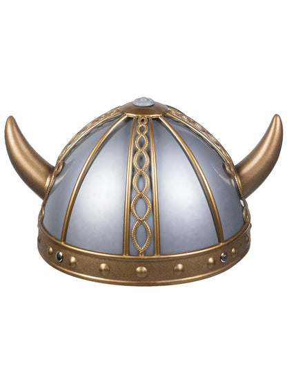 Vue de face du casque viking pour enfant