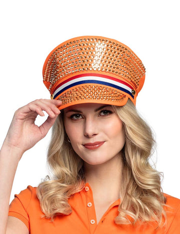 Felnőtt Holland strasszos sapka