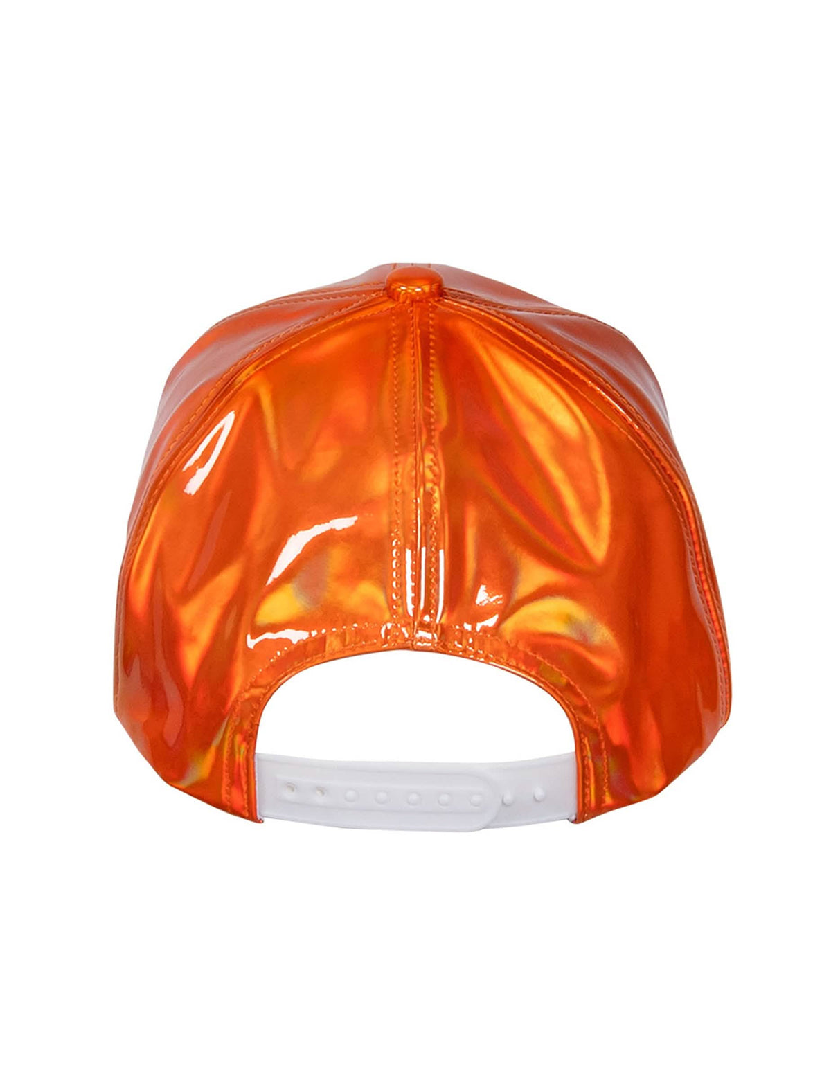 Vue de dos de la casquette holographique pour adulte