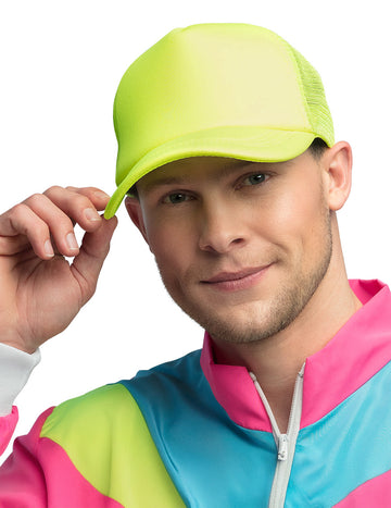 Felnőtt fluoreszkáló sárga sapka