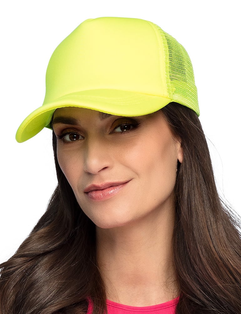 Felnőtt fluoreszkáló sárga sapka
