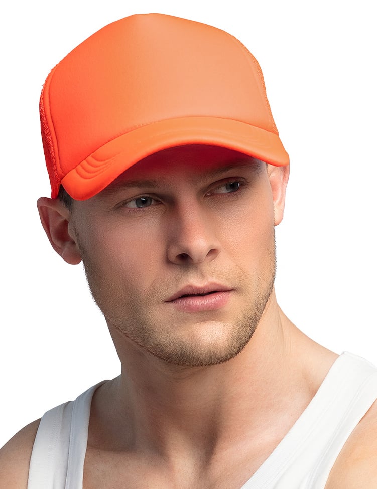 Felnőtt fluoreszkáló narancssárga sapka