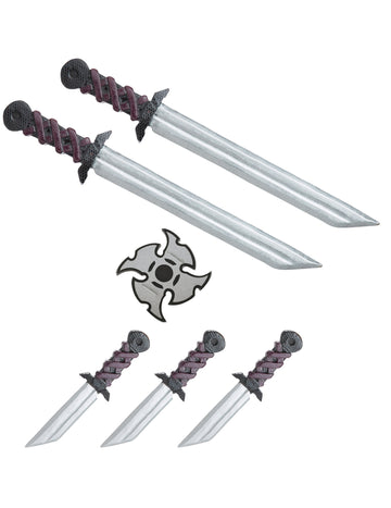 Műanyag ninja fegyver öv