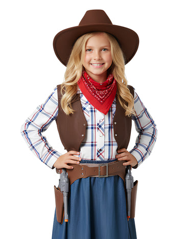 Cowboy öv tokkal és 2 pisztollyal