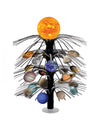 Centre de table en cascade système solaire pour fête multicolore avec planètes et soleil