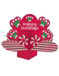 Boldog ünnepeket karácsonyi asztali központ