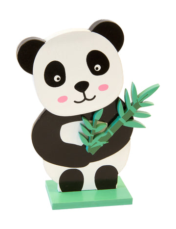 Fa panda asztaldísz 13,5 x 10 cm