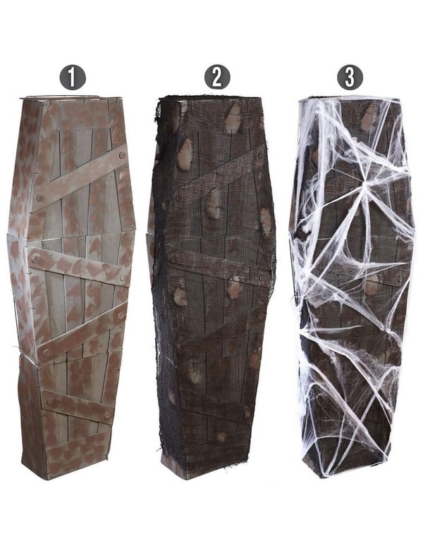 Koporsó 160 cm -es Halloween pókvászonnal
